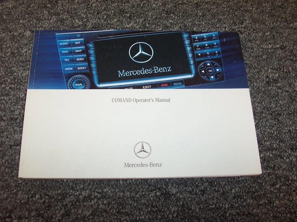 Mercedes Benz E350 E320 2008 clase E sistema de navegación Comand manual del dueño xz Foto 1 de 1