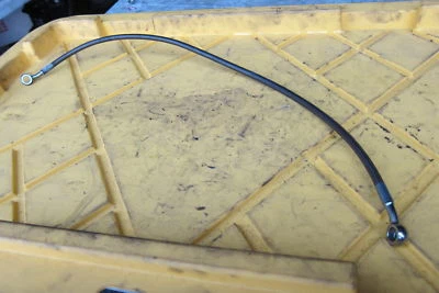 Honda CBR954RR 2003 OEM manguera de freno acero trenzado línea de fluido Foto 1 de 4