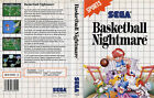 - Basketball Nightmare Game Master System Replacement Box Art Case Cover Only