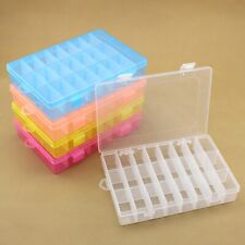 24 compartment Plastic Box Case Jewelry Bead Display Storage Container 200X135mm