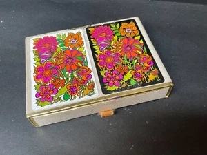 2 Complete Congress Decks Plaing Cards - Case & Card Backs Do Not Match - Picture 1 of 8