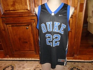 Nike Elite Team Black Blue Duke Blue Devils #22 NCAA Basketball Jersey  Adult L - Picture 1 of 9