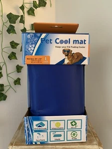 New In Box Pet Cool Mat | Non Toxic~collapsible~wipes Clean | L~ 36” X 20” - Bild 1 von 4