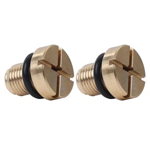 Optimal Cooling Performance Brass Vent Bleeder Screw for E36 E46 E39 E90 - Picture 1 of 11