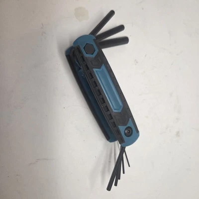 Juego de llaves Allen plegables 8 en 1 o Torx Star Key Kit de herramientas portátiles a prueba de manipulaciones  Foto 1 de 4