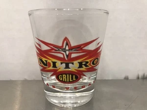 Raro WCW Nitro Grill Las Vegas recuerdo vidrio de tiro transparente lucha libre WWE WWF - Imagen 1 de 6