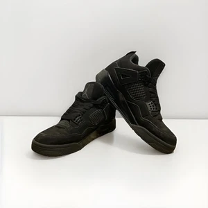 Nike Air Jordan Retro 4 Iv Chat Noir 2020 Taille 8,5 CU1110 010 Mid Homme - Photo 1/24