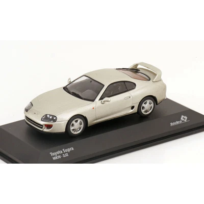 TOYOTA SUPRA MKIV COUPE 2001 SILVER 1:43 Solido Auto Stradali Modellino Nuovo - Immagine 1 di 3