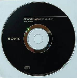 SONY Sound Organizer Ver.1.1.1 for IC Recorder - Imagen 1 de 1