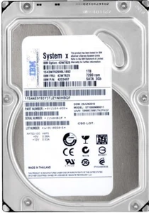 Hard Drive IBM 43W7629 42C0497 ST1000NM0011 1TB 7200RPM 64MB SATA III 3.5" - Picture 1 of 3