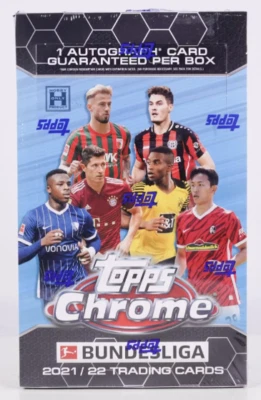 2021- 2022 Topps Chrome Bundesliga Soccer Base Cards #1-100 - Complete Your Set! - Image 1 of 2