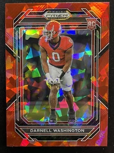 2023 Panini Draft Picks Red Ice PRIZM Rookie #156 Darnell Washington - Picture 1 of 2