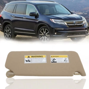 Fit For 17-21 Honda Pilot Left Side Visor Beige Plastic,18-20 Honda Ridgeline - Picture 1 of 13