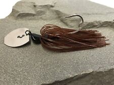 Bladed Swim Jig Fishing Lure With Trailer Rootbeer /& Black 9