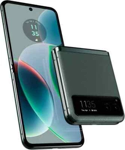 Motorola Moto Razr 5G 2023 XT2323-5 - 128GB - Green (Unlocked) Smartphone - READ - Picture 1 of 11
