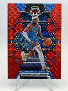 2022-23 Panini Mosaic #4 Shai Gilgeous-Alexander (Red Mosaic)