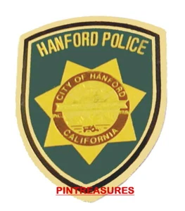 Sammler Vintage historische Polizei Stifte Hanford CA Polizei Aufnäher Revers Mütze Pin!@@! - Bild 1 von 3