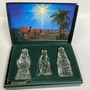 Waterford Crystal Marquis I Tre Saggi Re Statuine Natale Germania - Foto 1 di 11