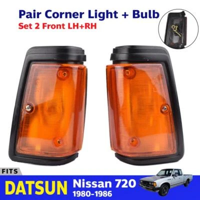 Угловые фары сигнальная лампа подходит для Datsun Nissan 720 UTE пикап 1980-1986 LH + RH - Изображение 1 из 4