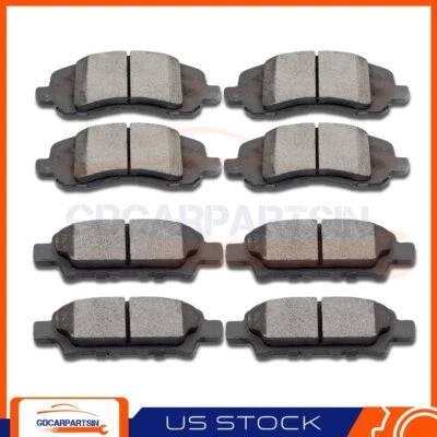 Pastillas de freno delanteras y traseras de cerámica para Dodge Avenger 08 09 10 11 12 13 2014 8 un. Foto 1 de 4