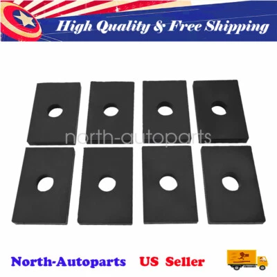 For 1947-1987 Chevy 3100 C10 GMC Truck Rubber Bed Mount Pad Kit 8pcs GM Truck Foto 1 de 4