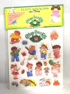 Cabbage Patch Kids CPK Puffy Stick ons Sticker - Style 2, Geburtstag & Spiel - Bild 1 von 5