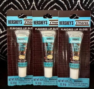 3pk HERSHEY'S S'MORES LOVE MARSHMALLOW FLAVORED LIP GLOSS SWEET LIPGLOSS LOT - Picture 1 of 4