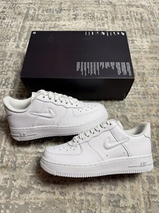 Size 4.5 - Nike Air Force 1 Low Jewel White HM0621 100 - Picture 1 of 5