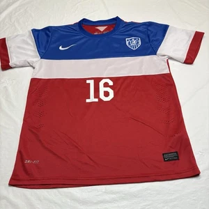 Camiseta de fútbol Nike Dri Fit EE. UU. 2014 #16 verde Copa Mundial para hombre mediana - Imagen 1 de 11