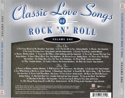 Classic Love Songs of Rock 'n' Roll Volume 1 CD in excellent like new condition! - Image 1 of 2