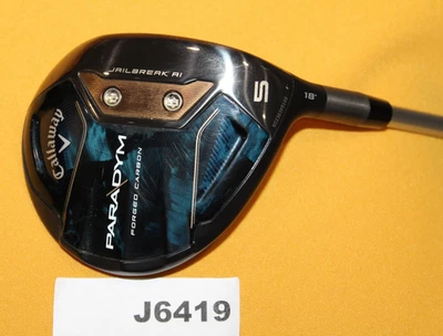 Club de Golf Callaway Paradym 18º 5 Madera de Calle Ascenso Senior Grafito J6419 Excelente Foto 1 de 4