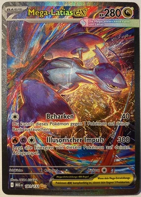 Pokemon Mega-Latias EX Deutsch 181/132 Mega-Entwicklung SIR Near Mint - Bild 1 von 2