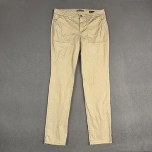 Vintage America Pants Women’s 6/28* Khaki Brown Emma Aviator Straight Stretch - Picture 1 of 12