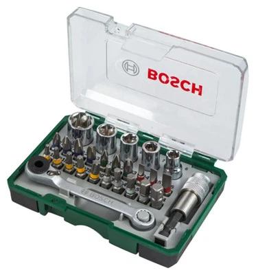 Japan NEW BOSCH Multi-Driver & Socket Set 2607017375 (W120 x H90 x D35mm) - Image 1 of 4