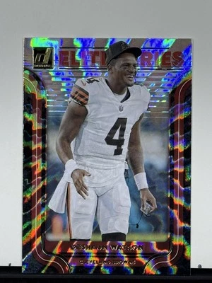 2022 Panini Donruss Football #ES-23 Deshaun Watson Elite Series - Image 1 of 2