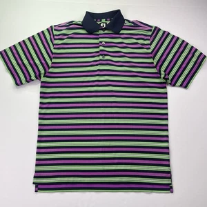 FootJoy Poloshirt Herren klein gestreift Golf Performance Stretch Kurzarm - Bild 1 von 9