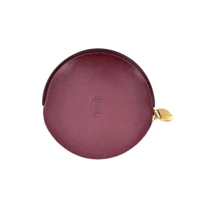 Cartier Geldbörse Vintage Leder Col. Bordeaux - Bild 1 von 5