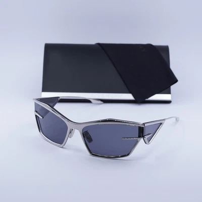 Óculos de sol Givenchy GV40066U 16A prata/fumaça 66-8-135 novo - Imagem 1 de 4