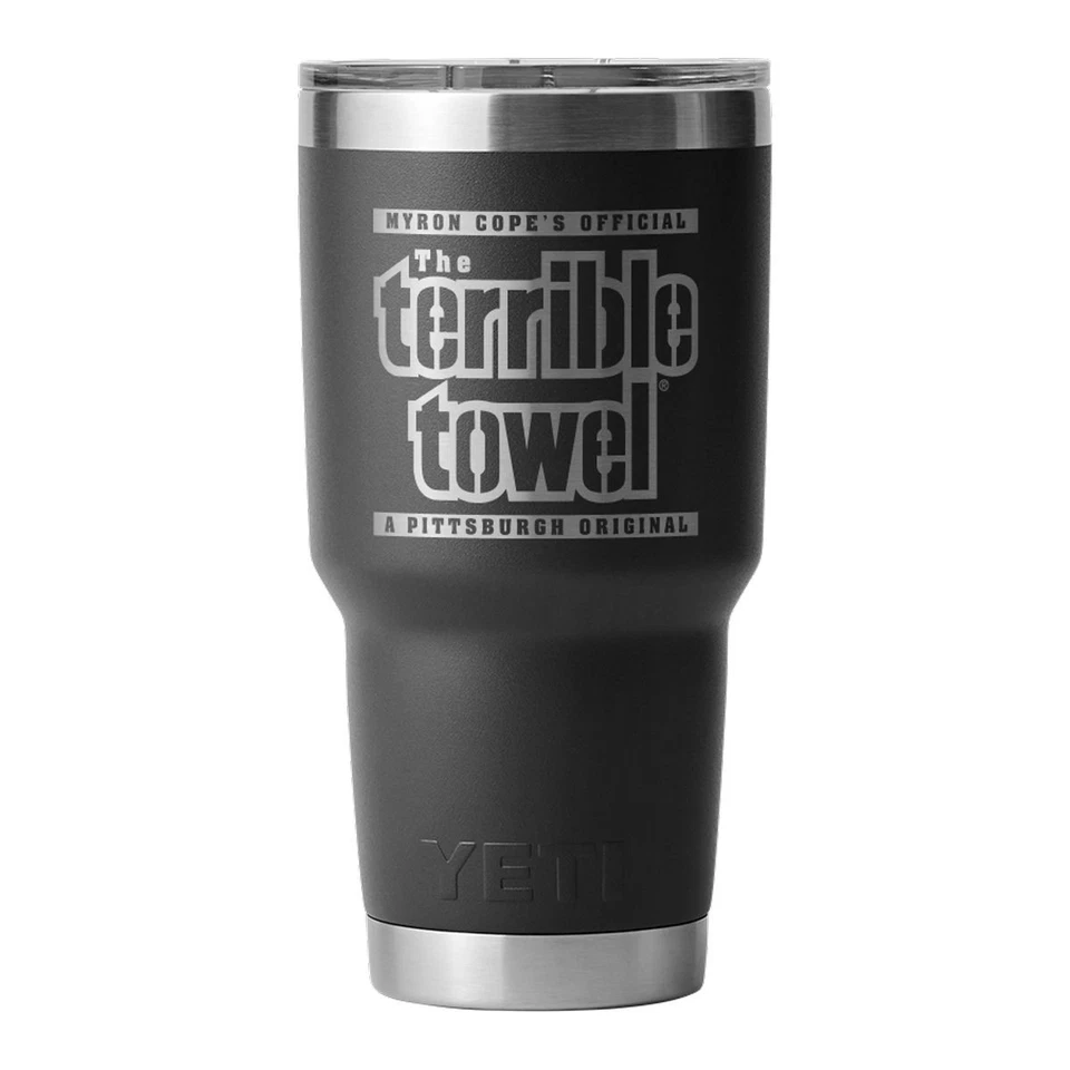 Pittsburgh Steelers YETI 30 oz Terrible Toalla Rambler Vaso Edición Limitada Foto 1 de 1