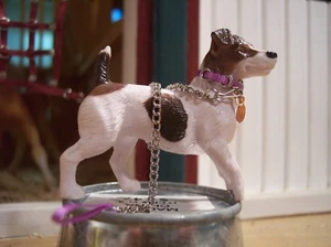 Jaapi ORCHID small dog collar for Breyer MODEL Comp. Animals, NOT FOR REAL DOGS - Picture 1 of 1