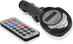 DP Audio Video USB SD/MMC MP3 Wireless In Car FM Transmitter with Remote (Black) - Afbeelding 1 van 1