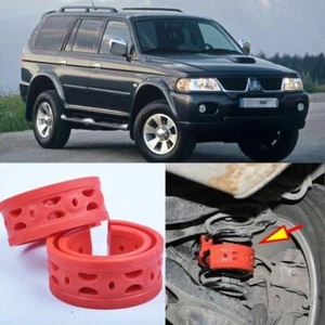 Amortiguador trasero rojo 2 piezas amortiguador de resorte bobina amortiguador para Mitsubishi Pajero - Imagen 1 de 8