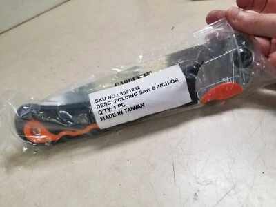 Sierra Plegable, Hoja de Mano de Poda Plegable de 8" Diente de Acero Madera Jardín Camping Árbol  Foto 1 de 3