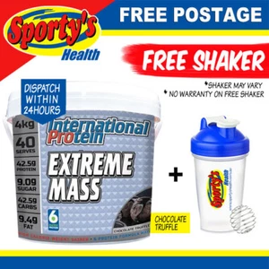 International Protein Extreme Mass - 4kg - CHOCOLATE TRUFFLE - Free Shaker - Picture 1 of 1
