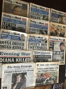 Zeitungen der Woche Lady Diana (Prinzessin von Wales) gestorben