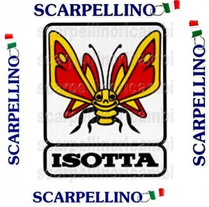 ADESIVO ISOTTA 40 x 50 mm - NUOVO - PER SCOOTER, MOTO, AUTO, CASCHI - Imagen 1 de 1