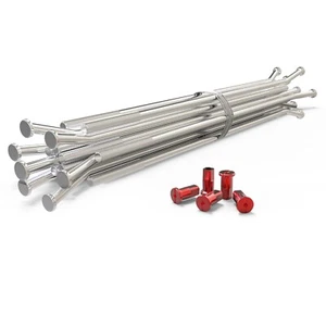 Honda CRF, CR 125, 250, 450 Spoke Kit Fitment: 21×1.60 (9 gauge 3 cross) - Bild 1 von 1