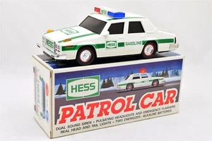 Hess Benzin 1993 Streifenwagen Modell Sirene Scheinwerfer - Bild 1 von 4