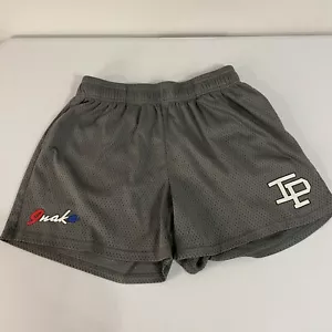 Inaka Power Shorts Men's Large Gray Mesh Gym Active 5 inseam - Picture 1 of 2