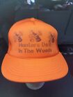 Vintage Hunters Do It In The Woods Cap Hat Drinking Funny Novelty Snapback Mesh